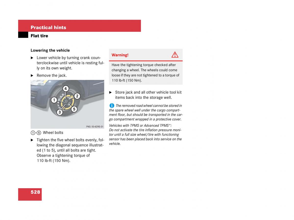 Mercedes Benz GL Class X164 owners manual / page 529