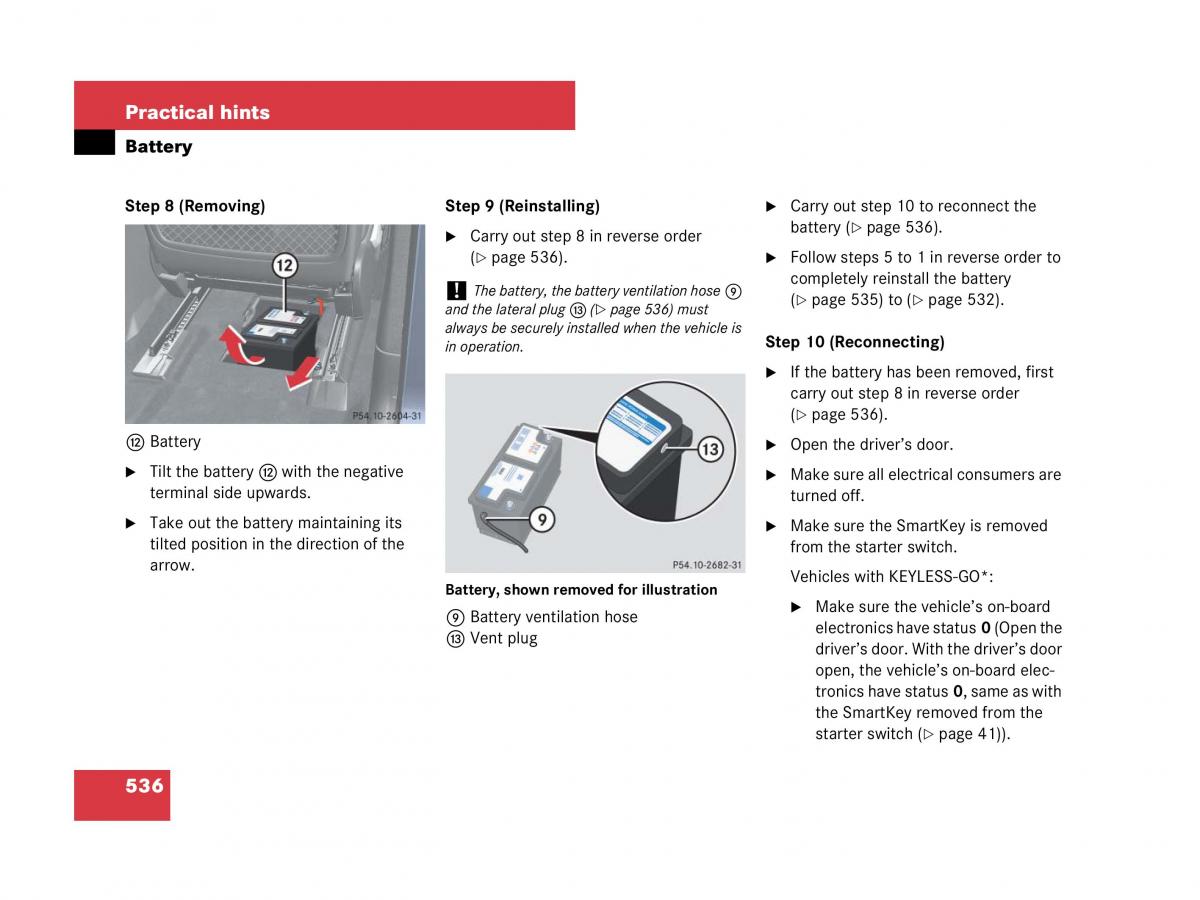 Mercedes Benz GL Class X164 owners manual / page 537