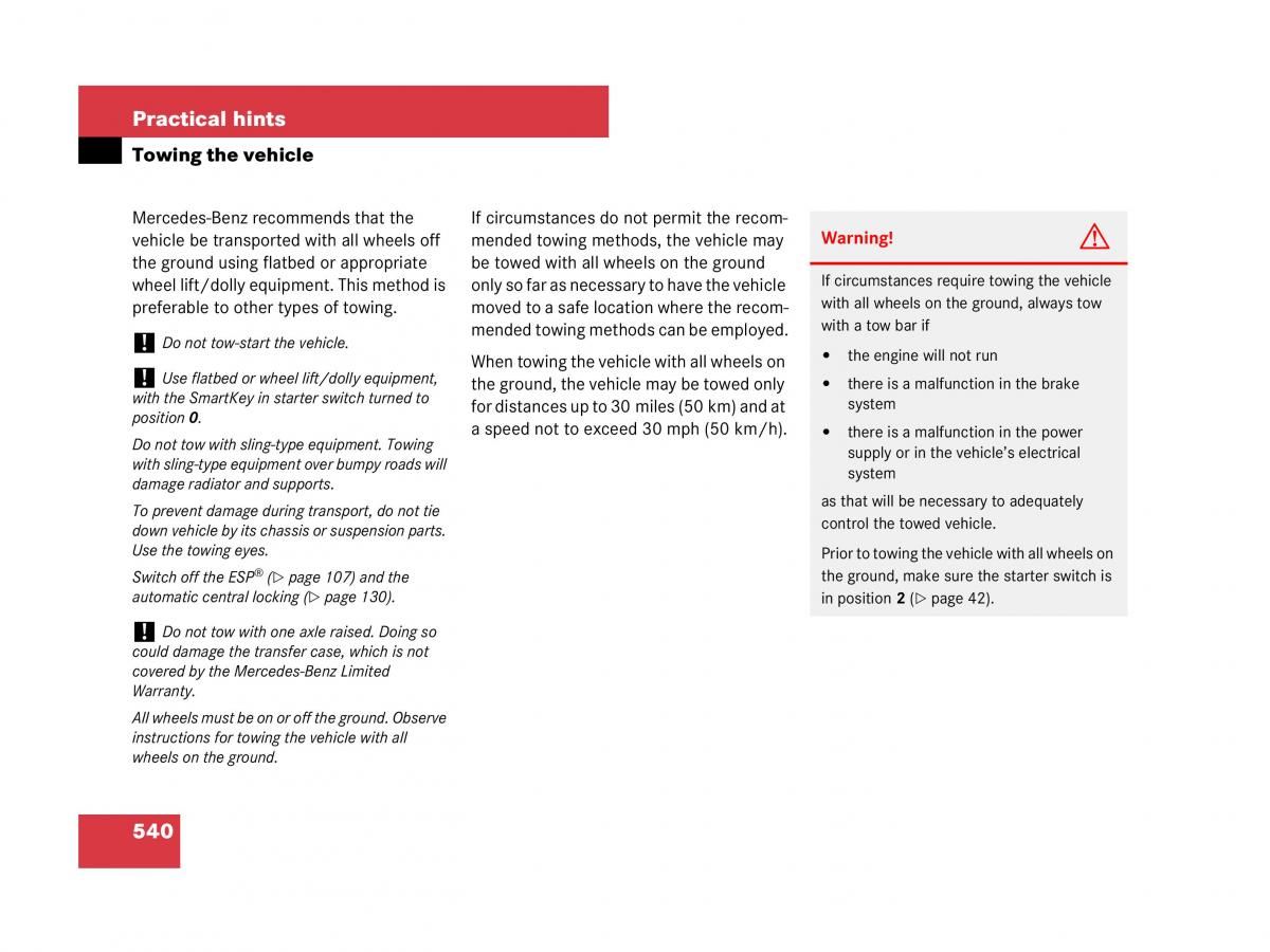 Mercedes Benz GL Class X164 owners manual / page 541