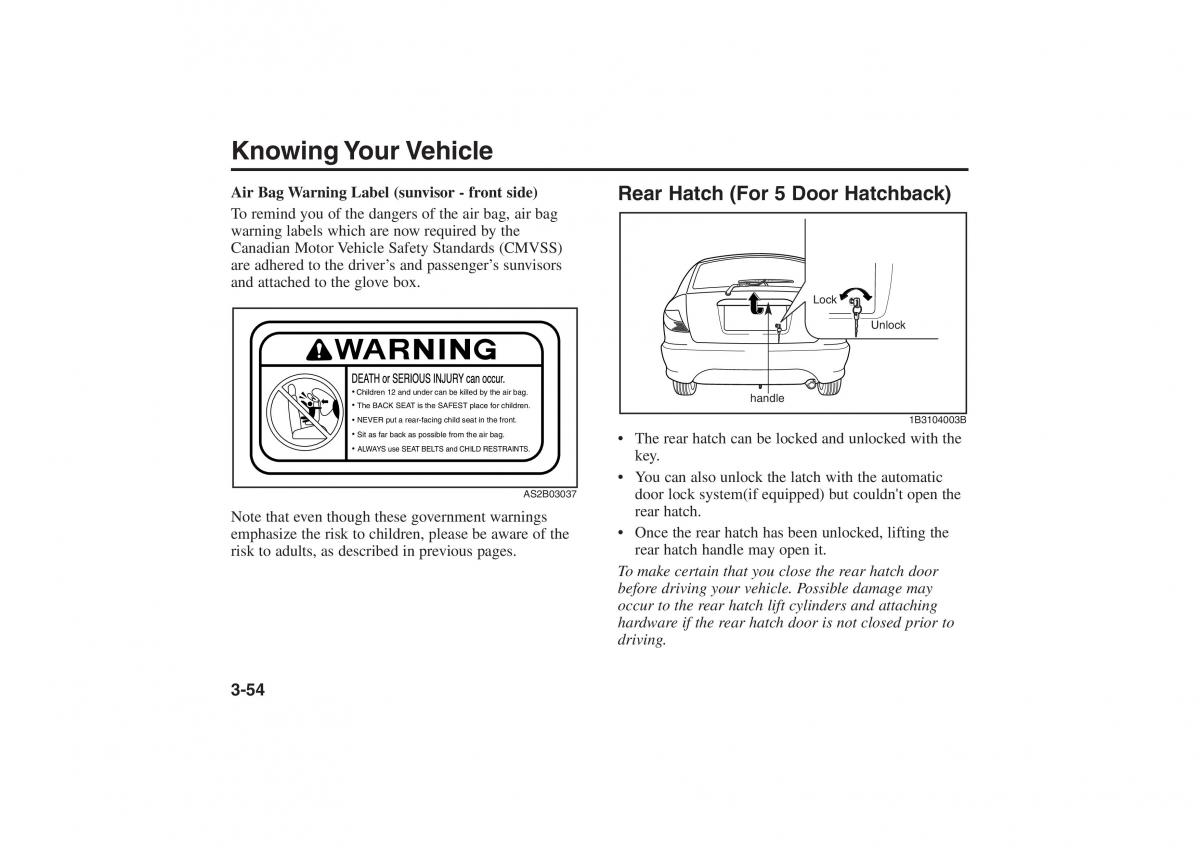 Kia Rio I Pride Saipa owners manual / page 64