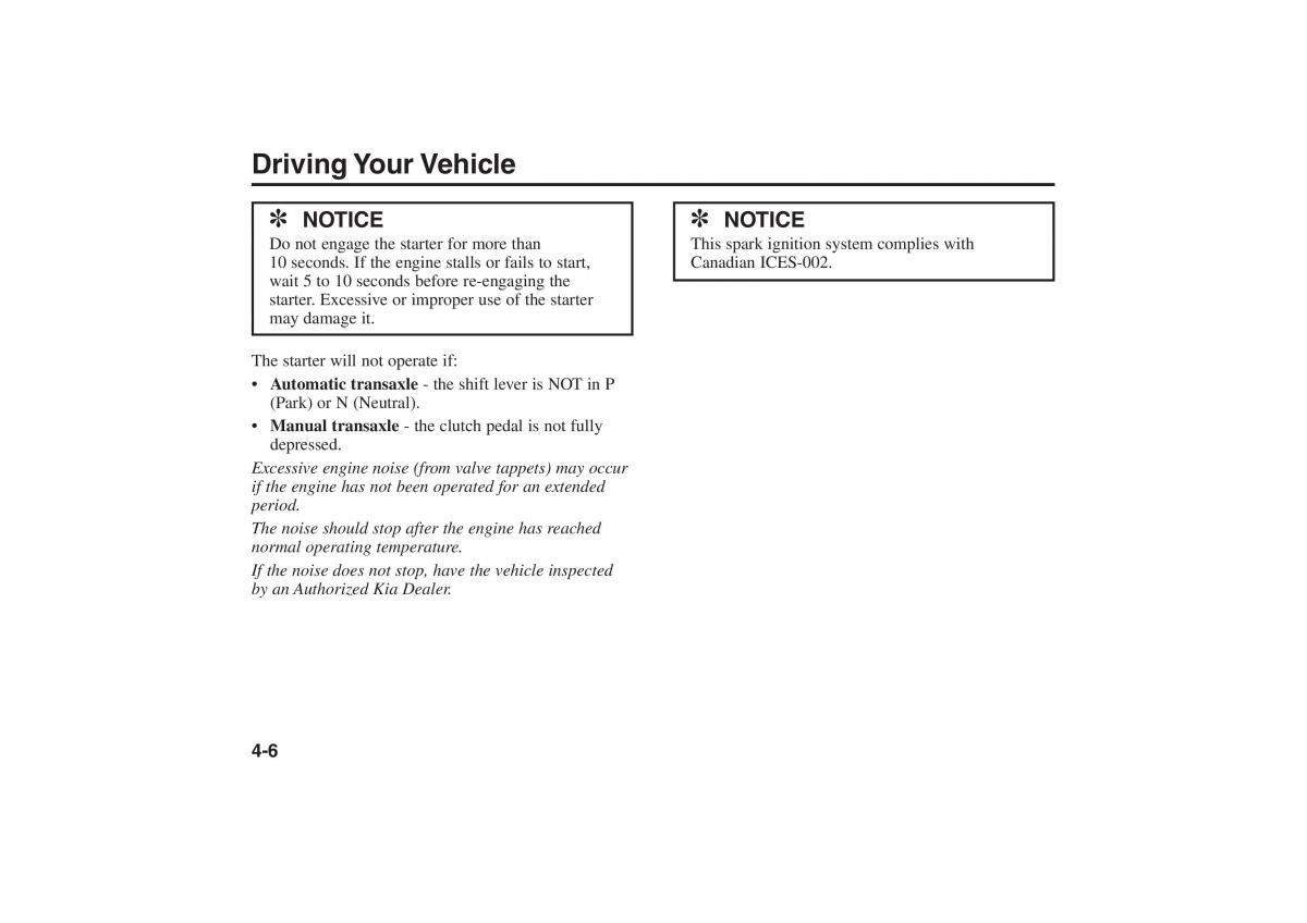 Kia Rio I Pride Saipa owners manual / page 87