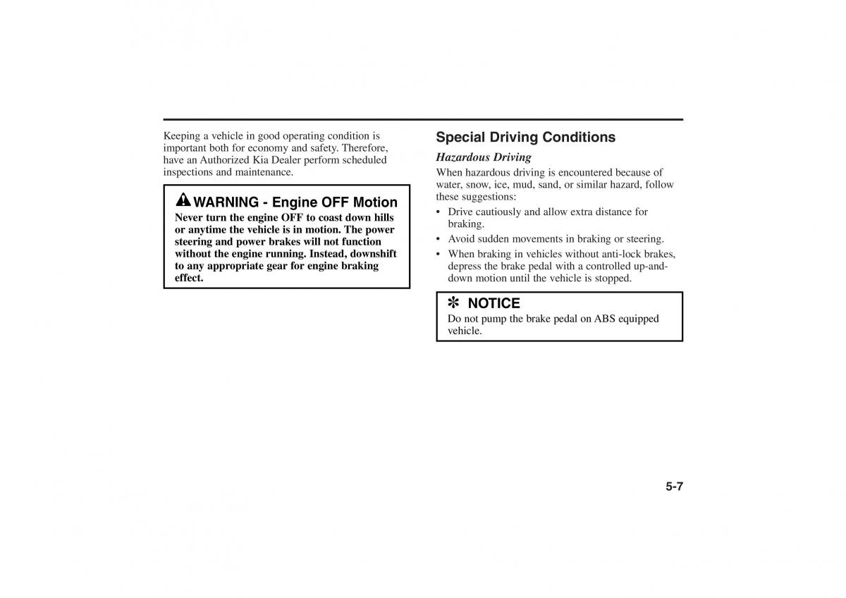 Kia Rio I Pride Saipa owners manual / page 141