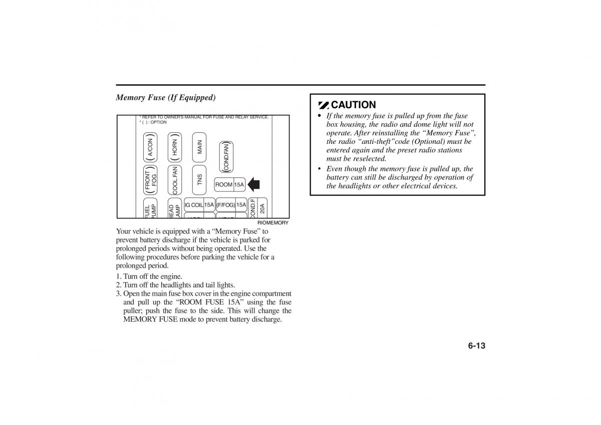 Kia Rio I Pride Saipa owners manual / page 162