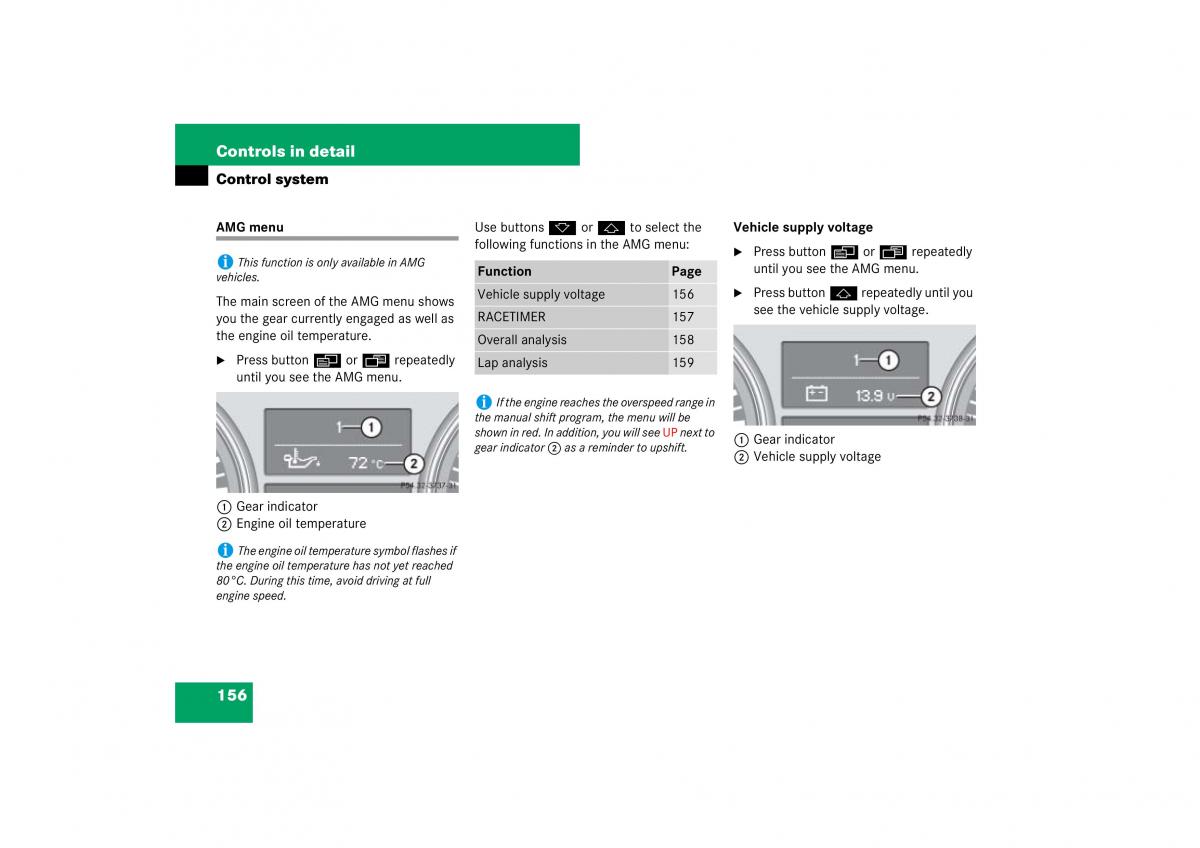 Mercedes Benz ML W164 owners manual / page 157