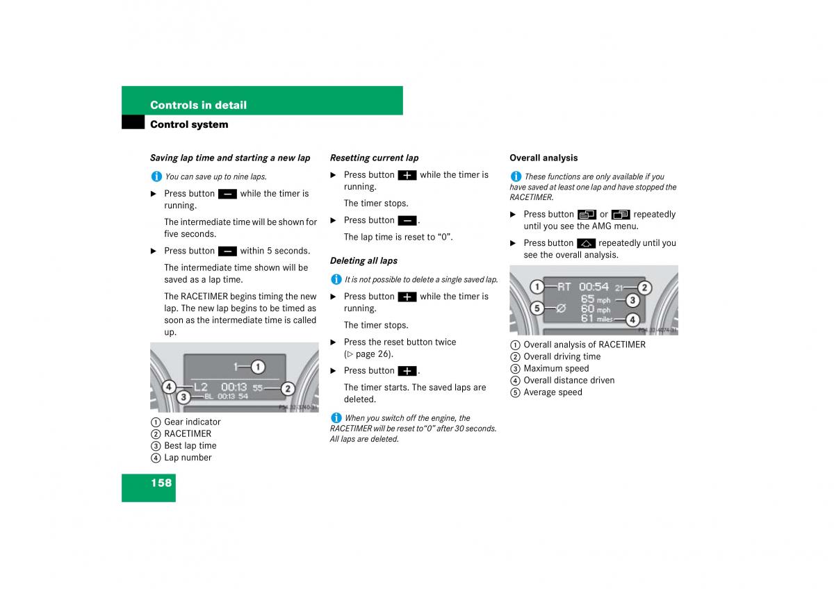 Mercedes Benz ML W164 owners manual / page 159