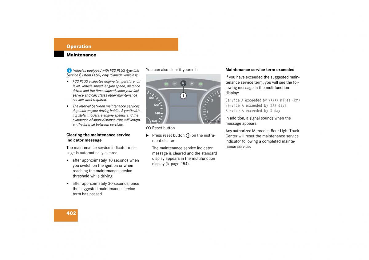 Mercedes Benz ML W164 owners manual / page 403