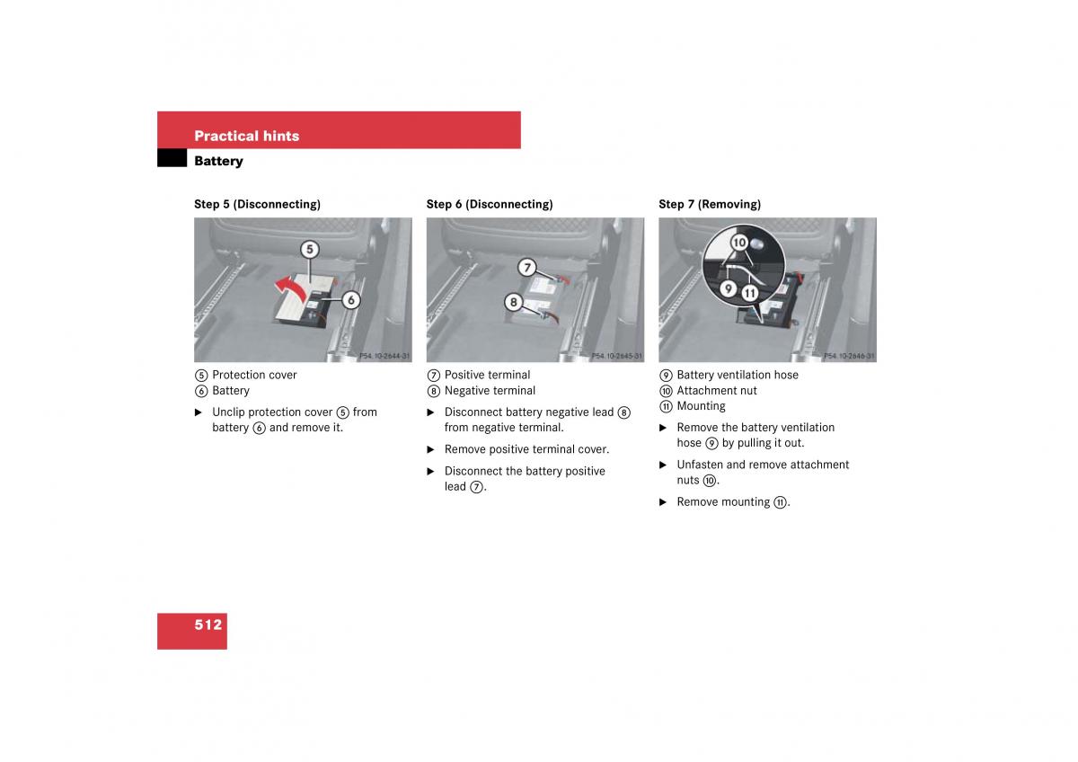 Mercedes Benz ML W164 owners manual / page 513