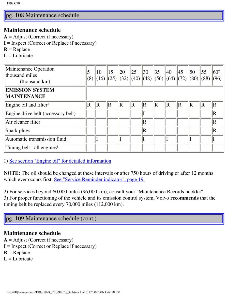 manual  Volvo C70 NI N1 owners manual / page 131