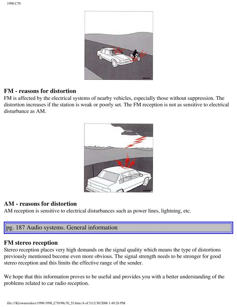 manual  Volvo C70 NI N1 owners manual / page 216