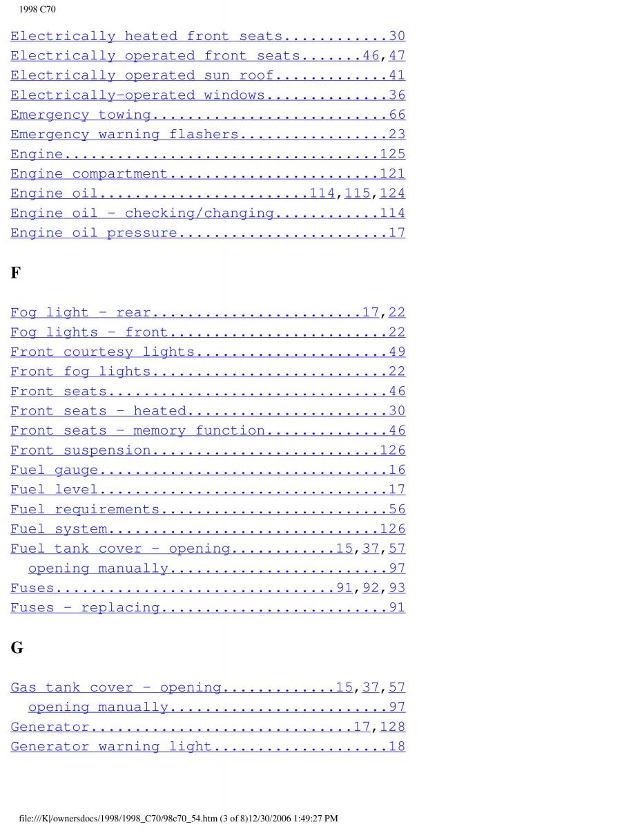 manual  Volvo C70 NI N1 owners manual / page 220