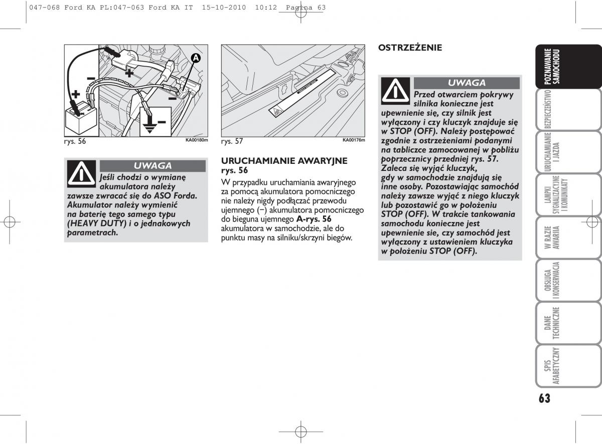 manual  Ford Ka II 2 instrukcja / page 80