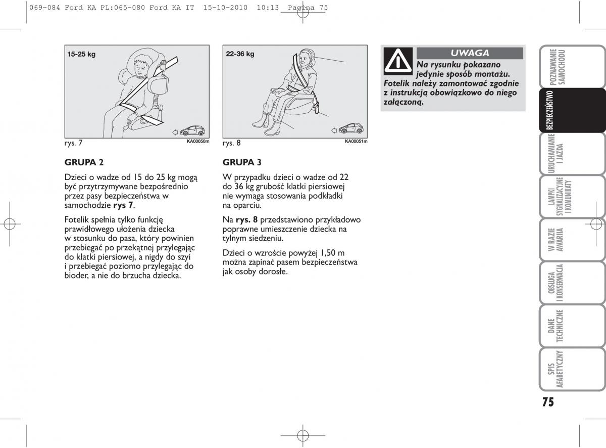 manual  Ford Ka II 2 instrukcja / page 92