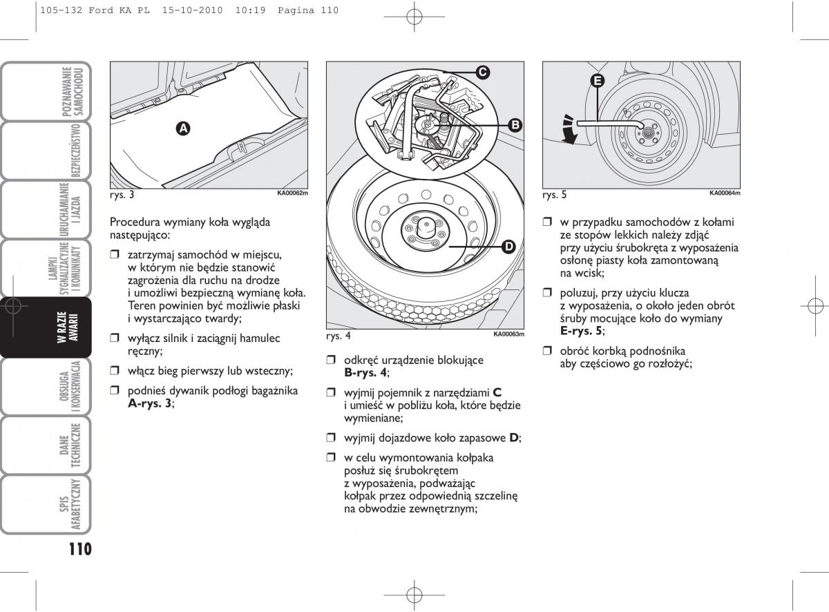 manual  Ford Ka II 2 instrukcja / page 127