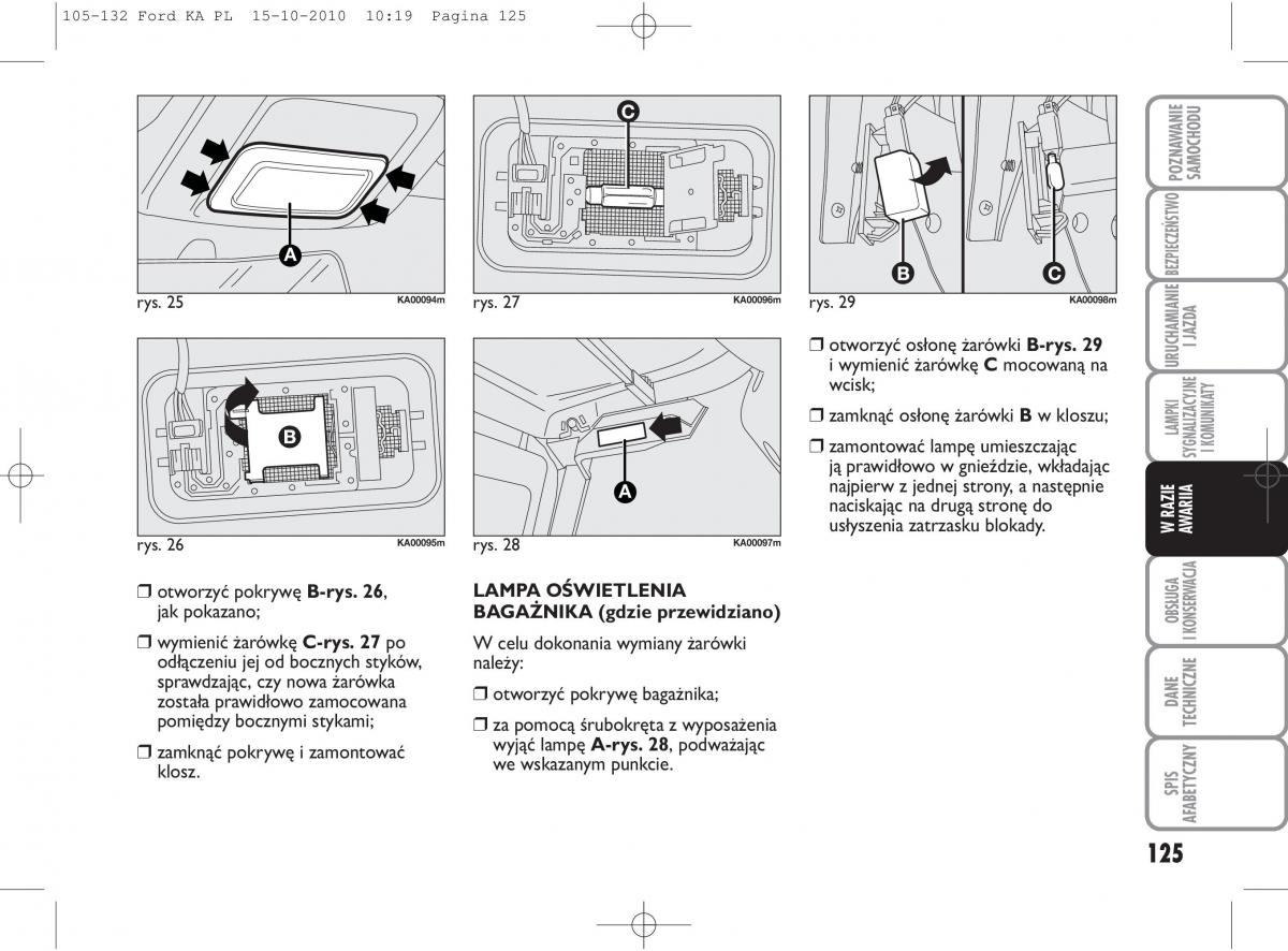 manual  Ford Ka II 2 instrukcja / page 142