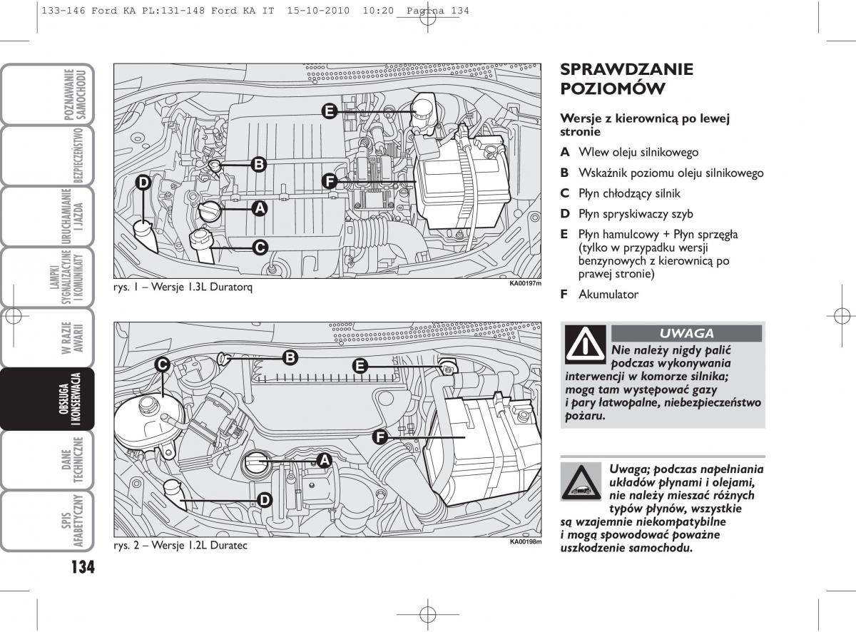 manual  Ford Ka II 2 instrukcja / page 151