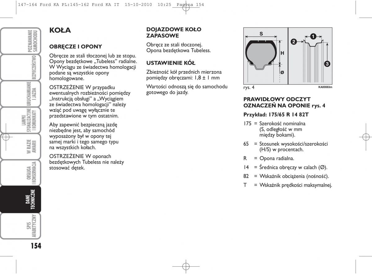 manual  Ford Ka II 2 instrukcja / page 171