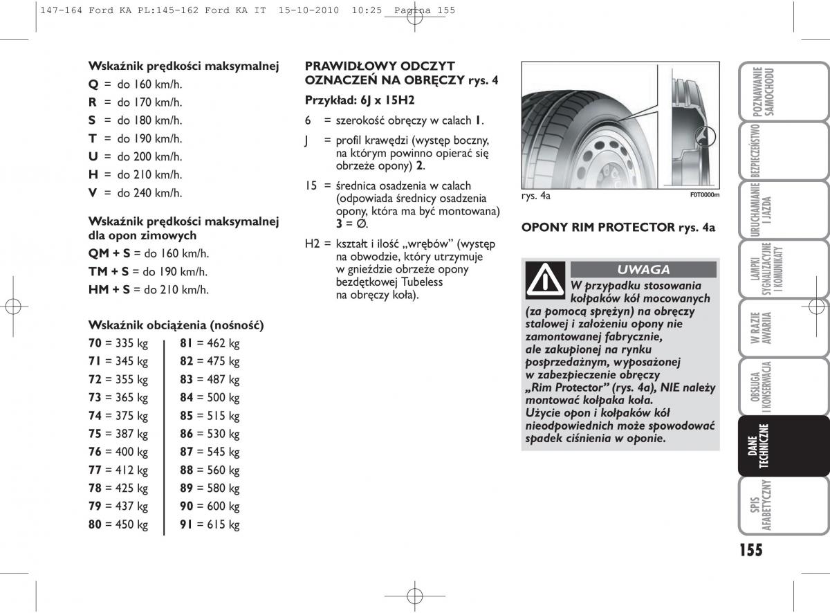 manual  Ford Ka II 2 instrukcja / page 172