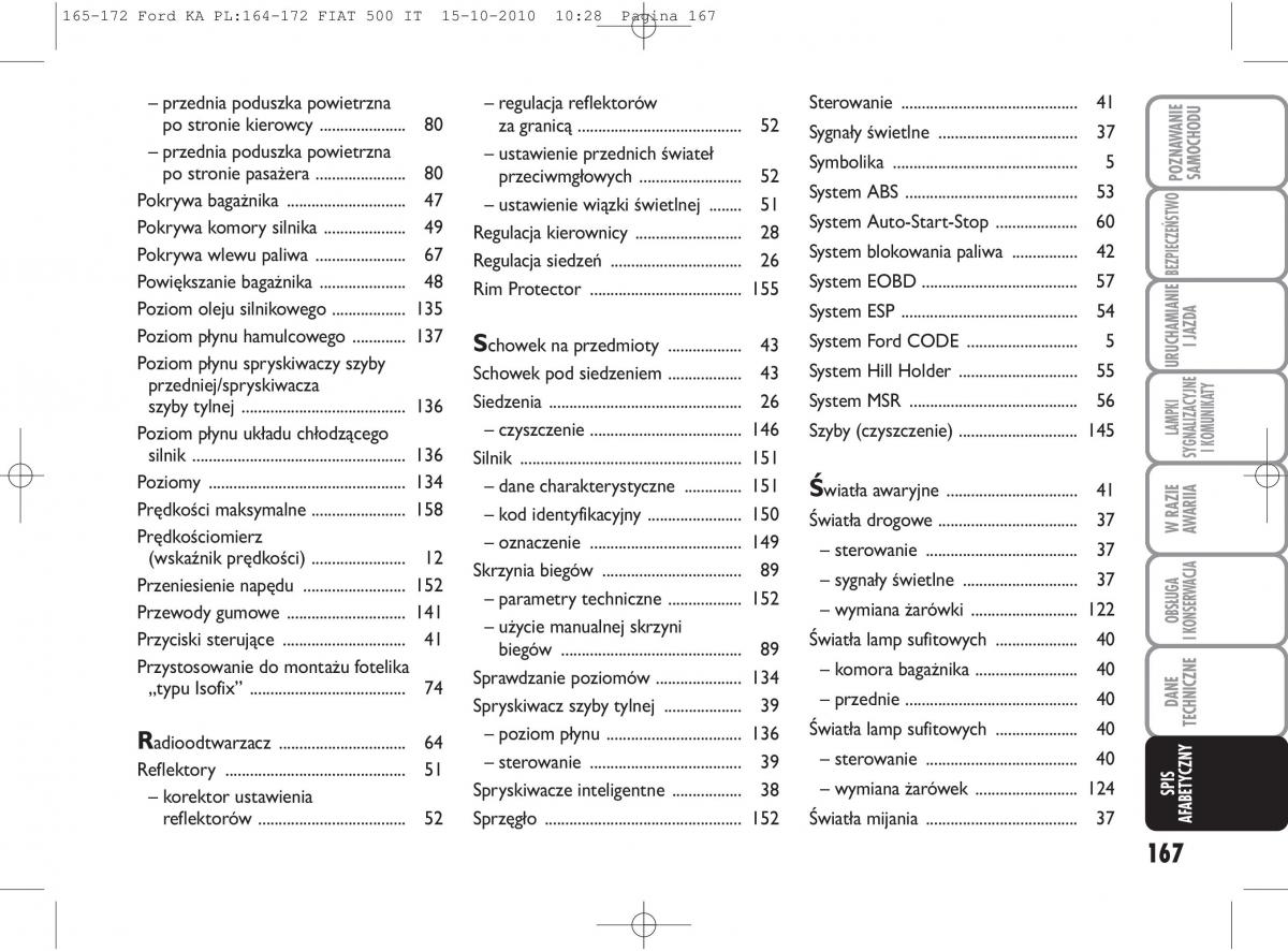 Ford Ka II 2 instrukcja obslugi / page 184