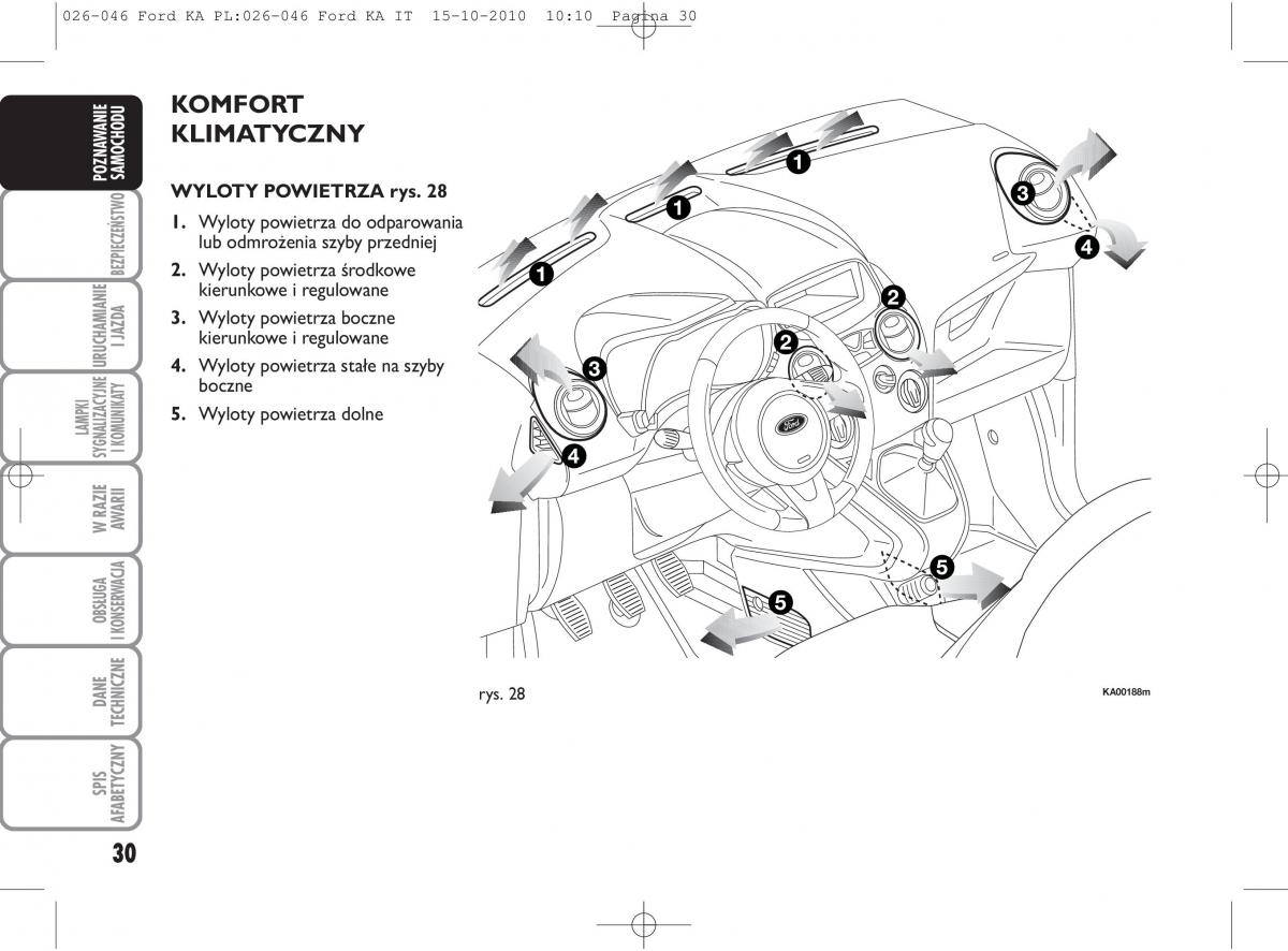 manual  Ford Ka II 2 instrukcja / page 47