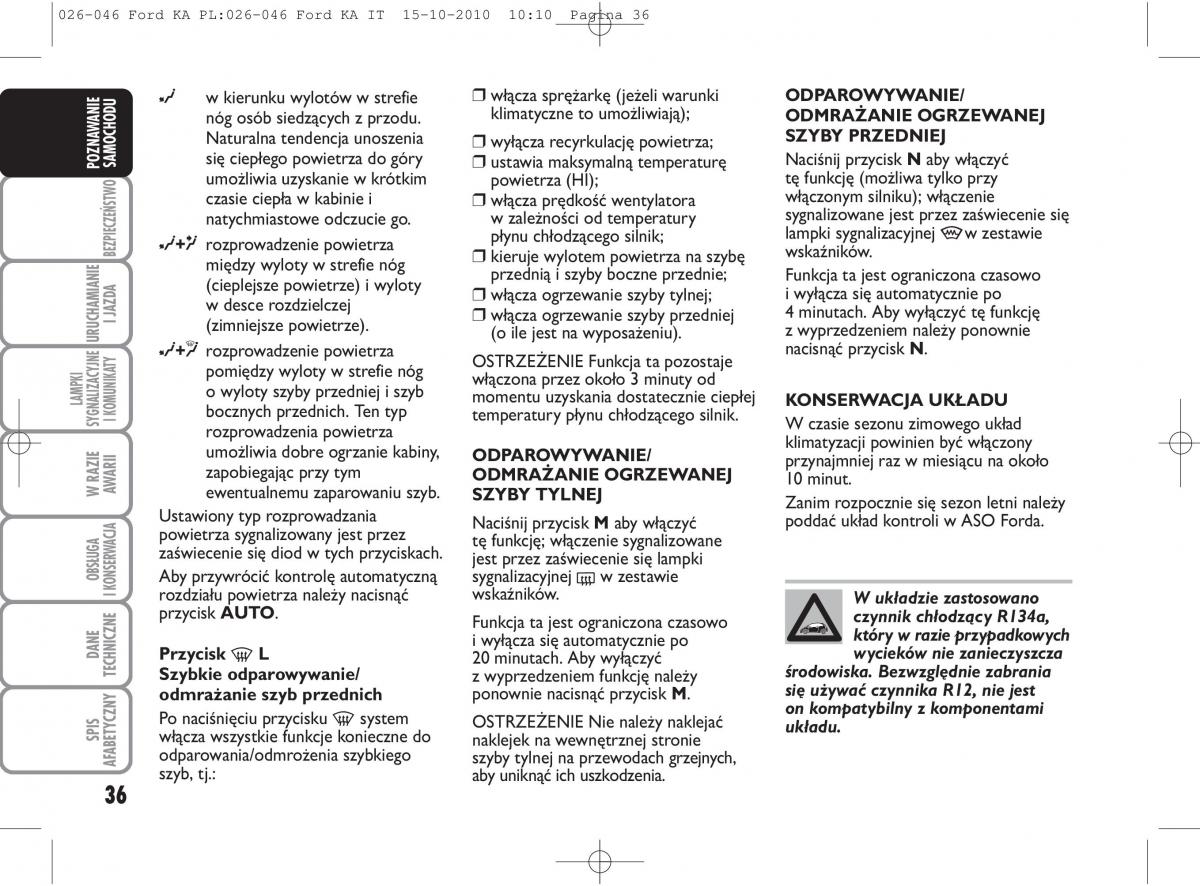 manual  Ford Ka II 2 instrukcja / page 53