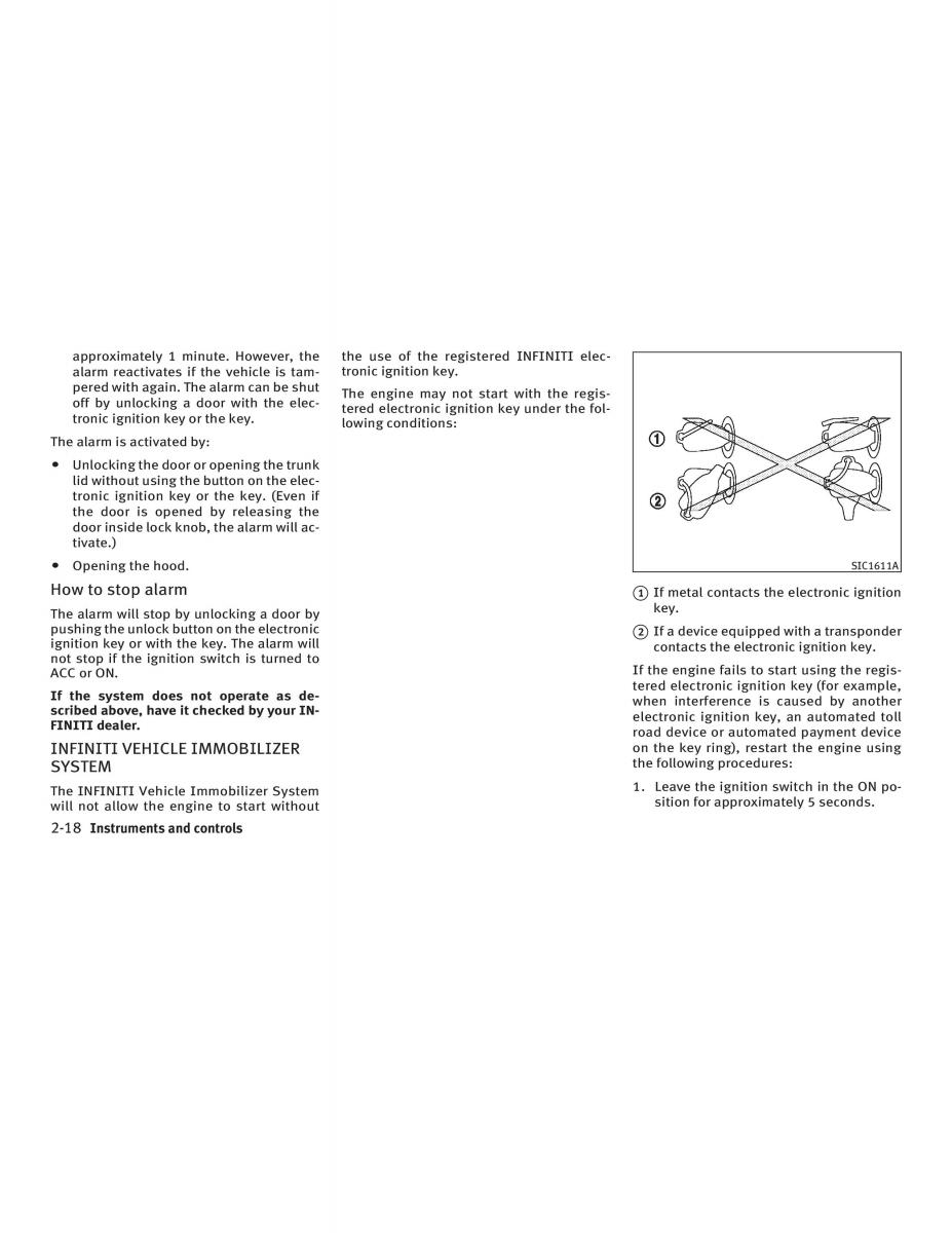 Infiniti Q45 III 3 owners manual / page 76