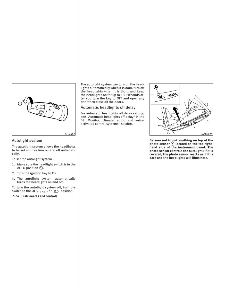 Infiniti Q45 III 3 owners manual / page 82