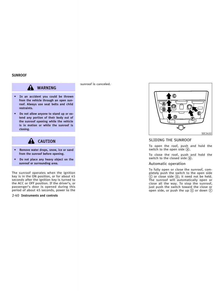 Infiniti Q45 III 3 owners manual / page 98