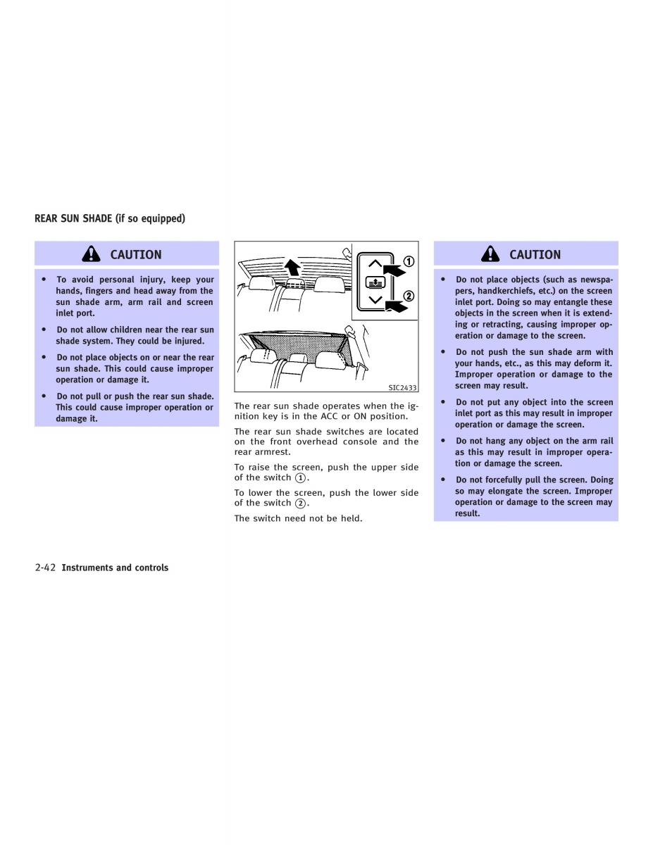 Infiniti Q45 III 3 owners manual / page 100