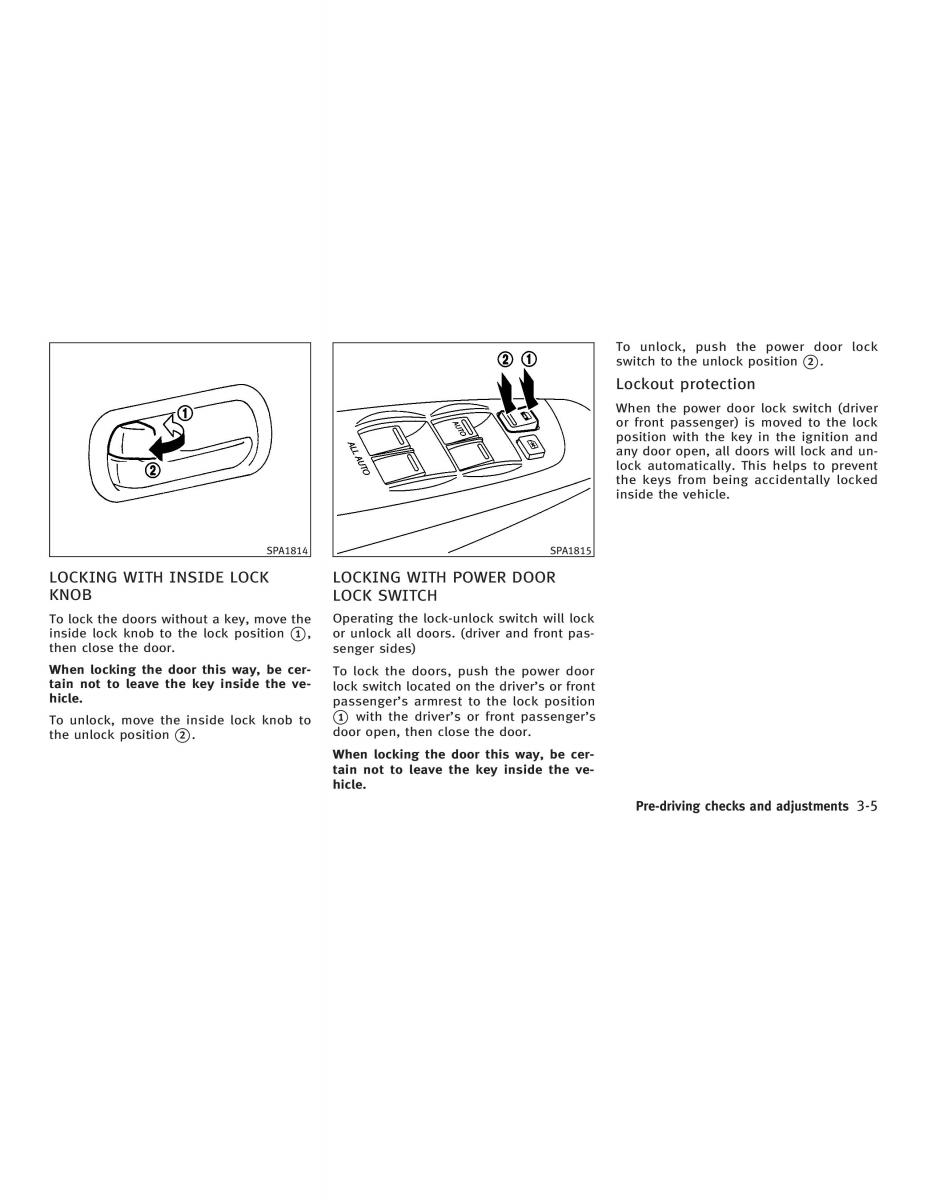 Infiniti Q45 III 3 owners manual / page 113