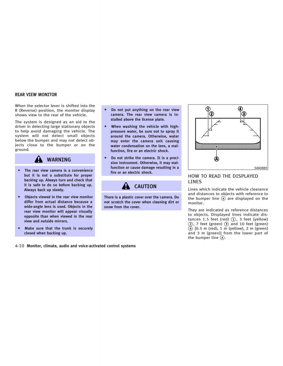 Infiniti Q45 III 3 owners manual / page 142