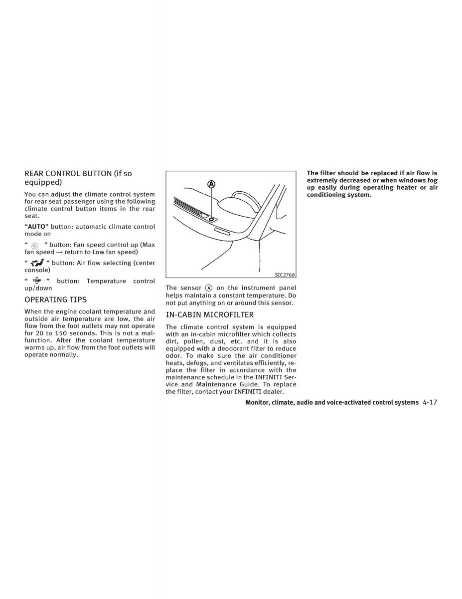 Infiniti Q45 III 3 owners manual / page 149