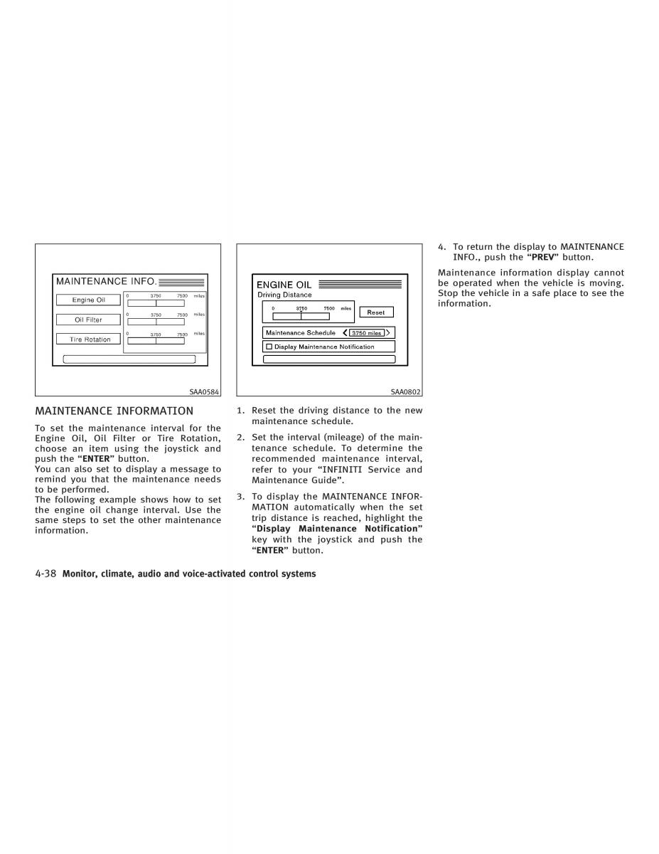 Infiniti Q45 III 3 owners manual / page 170