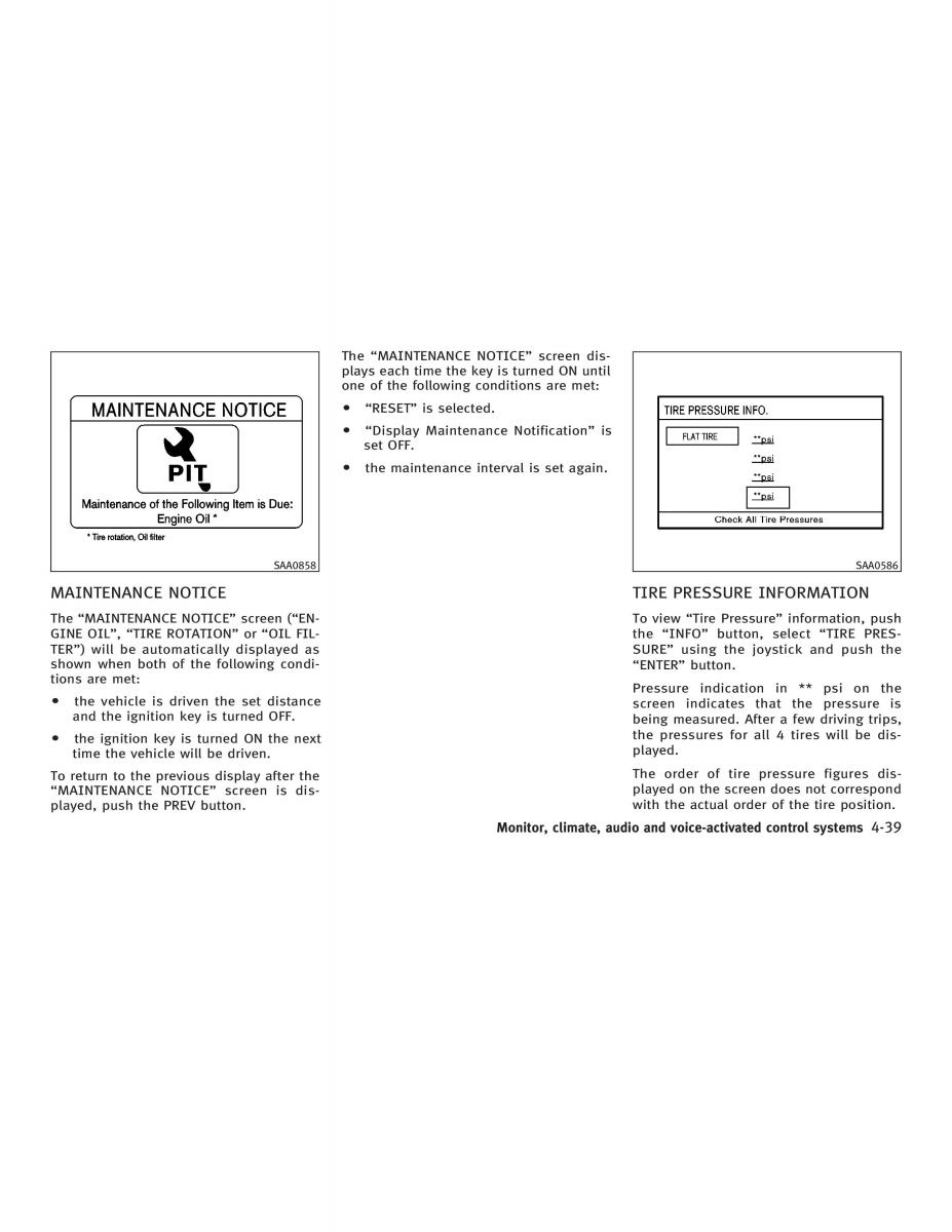 Infiniti Q45 III 3 owners manual / page 171