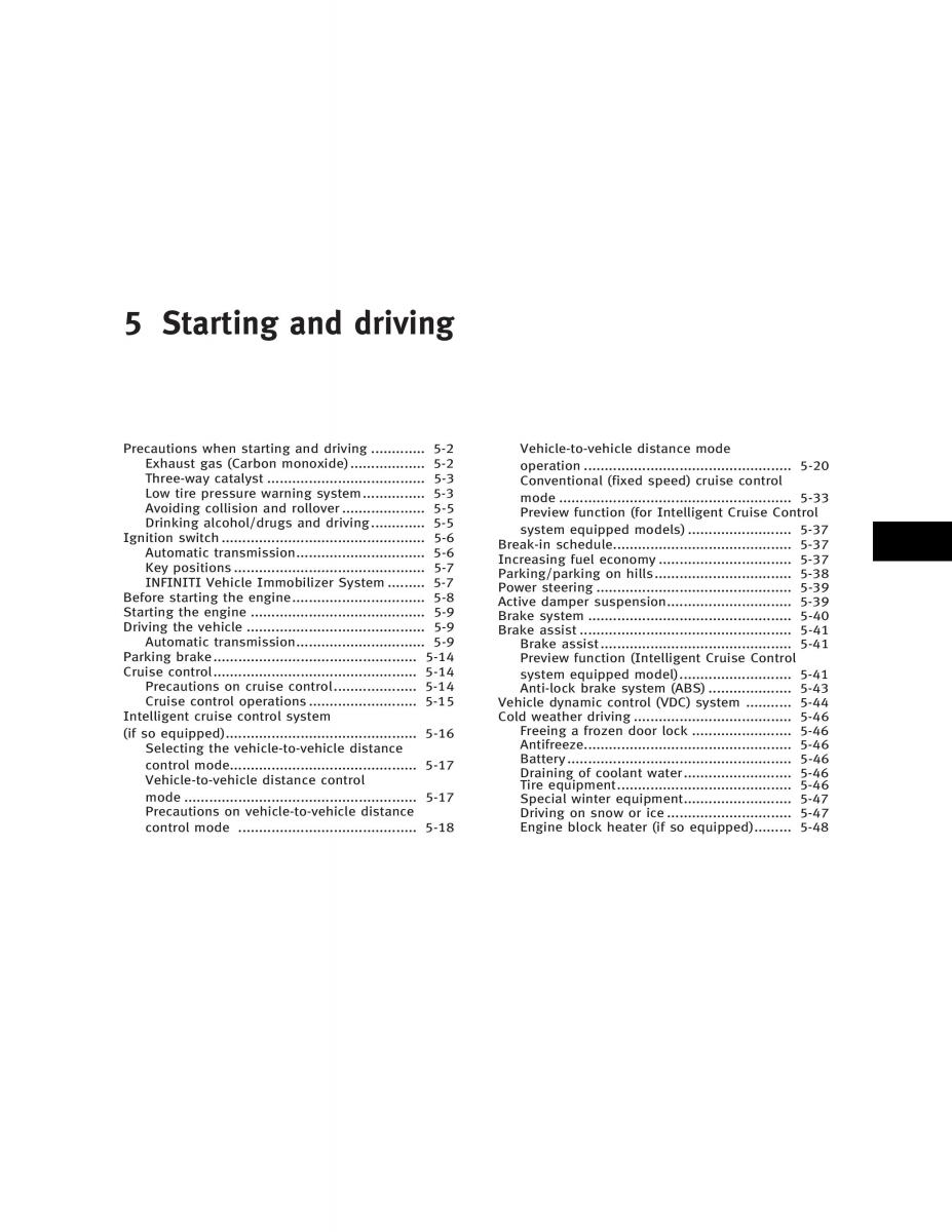 Infiniti Q45 III 3 owners manual / page 183