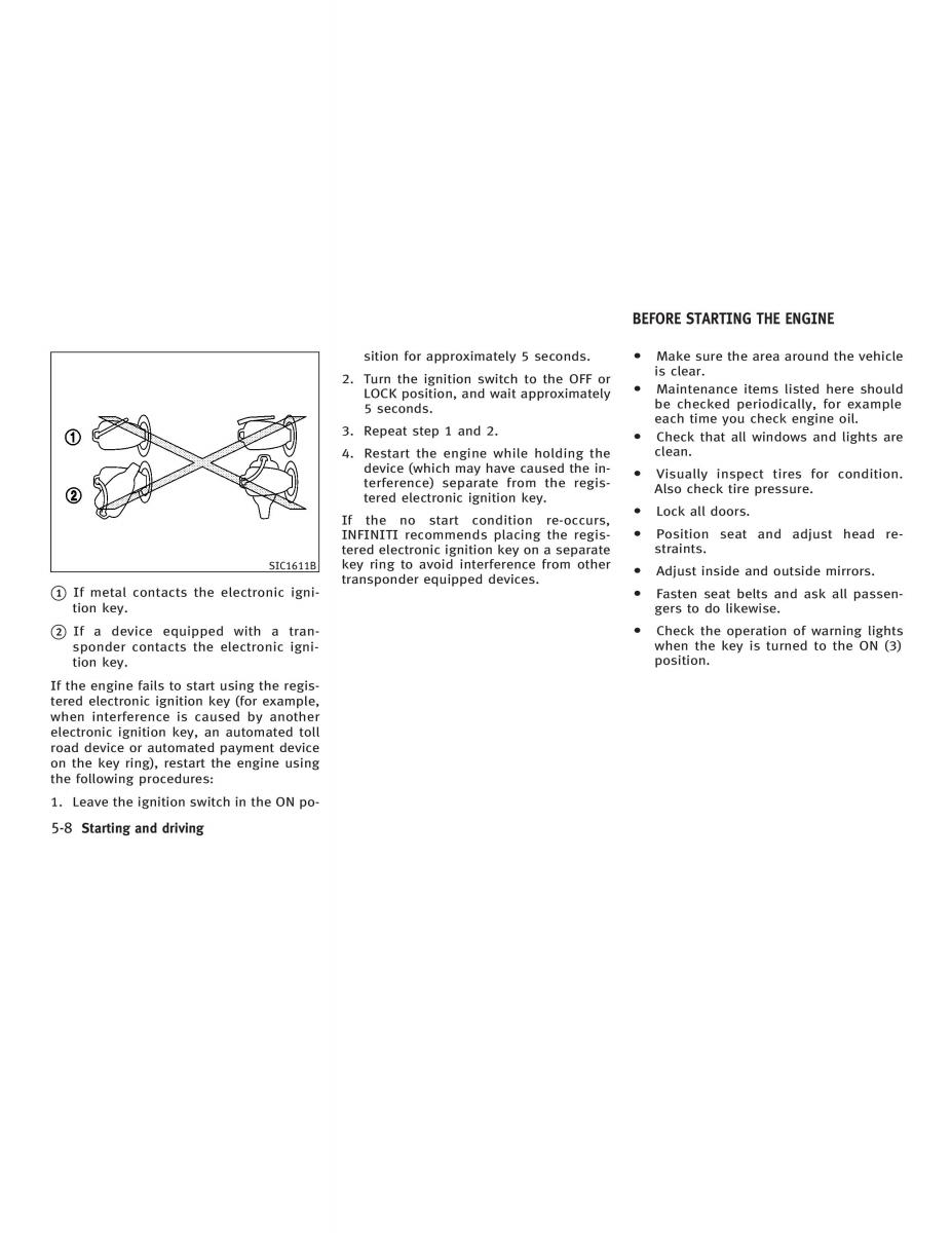 Infiniti Q45 III 3 owners manual / page 190