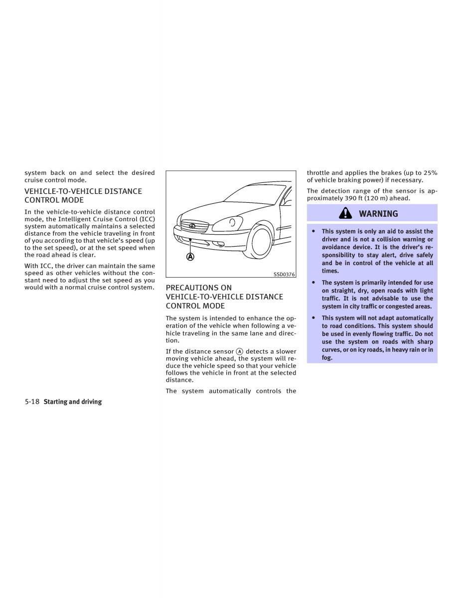 Infiniti Q45 III 3 owners manual / page 200