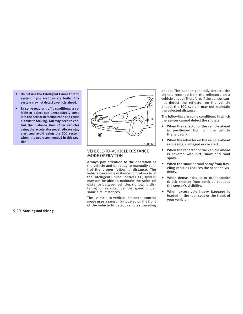 Infiniti Q45 III 3 owners manual / page 202