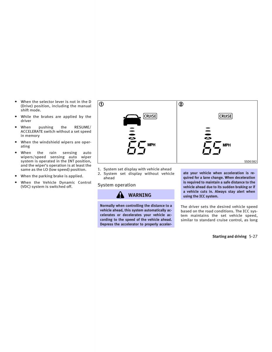 Infiniti Q45 III 3 owners manual / page 209