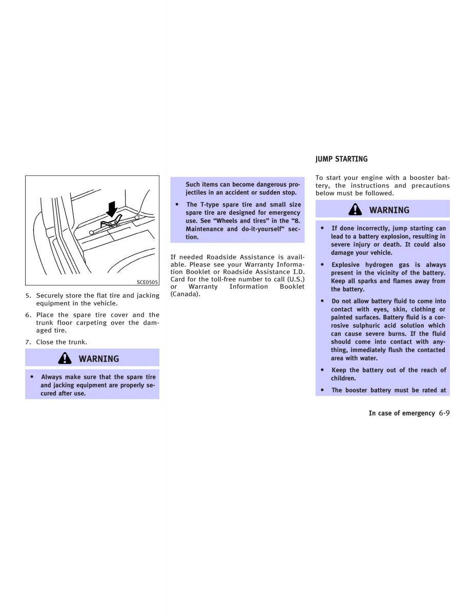 Infiniti Q45 III 3 owners manual / page 239