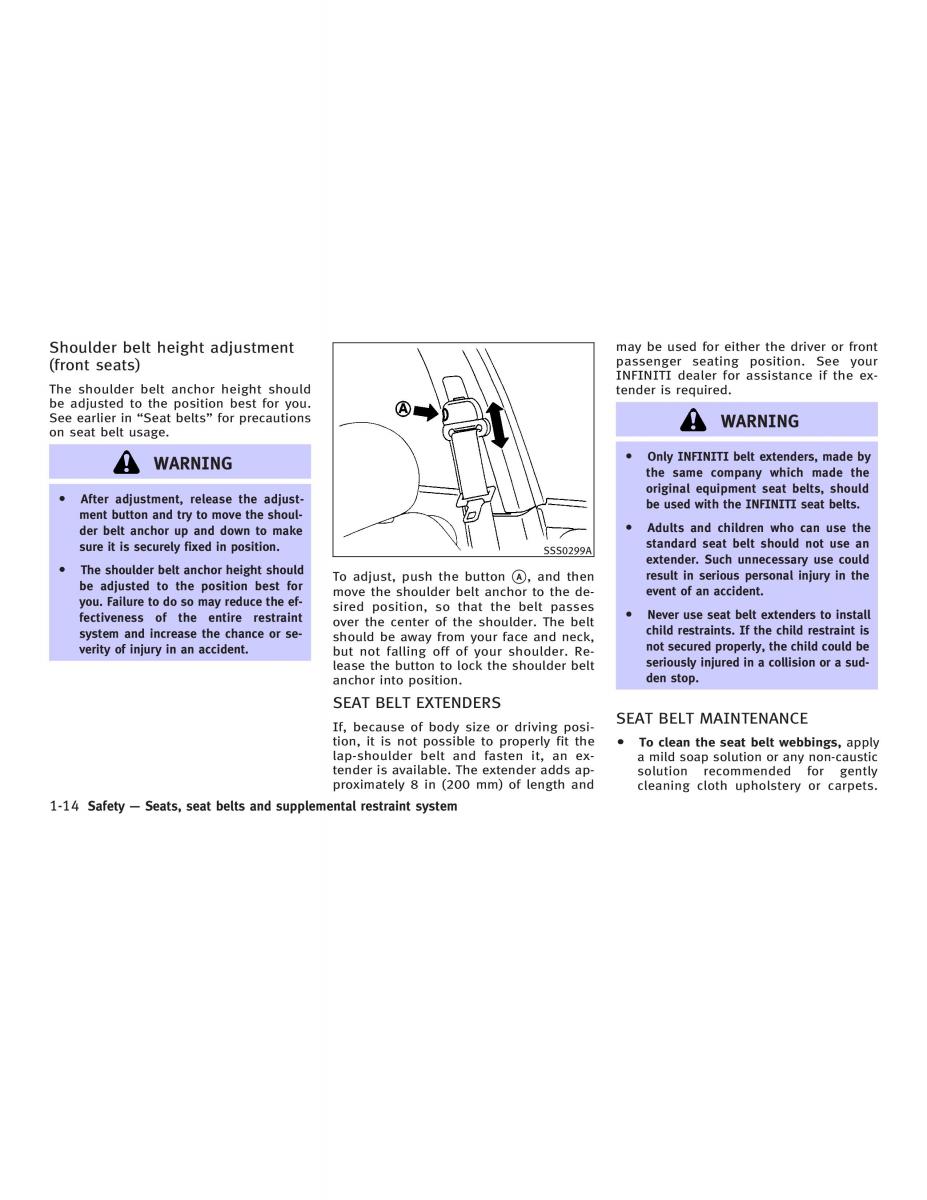 Infiniti Q45 III 3 owners manual / page 24