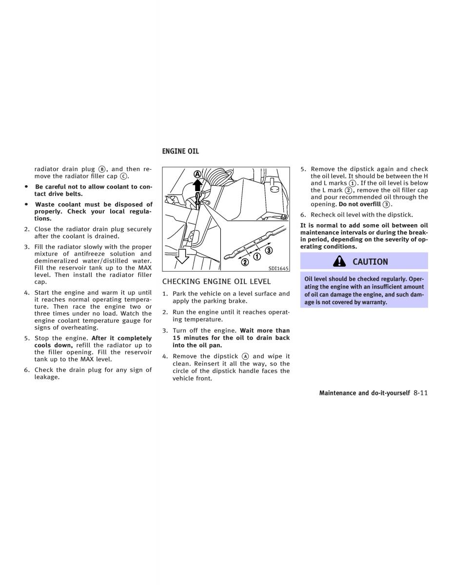 Infiniti Q45 III 3 owners manual / page 263