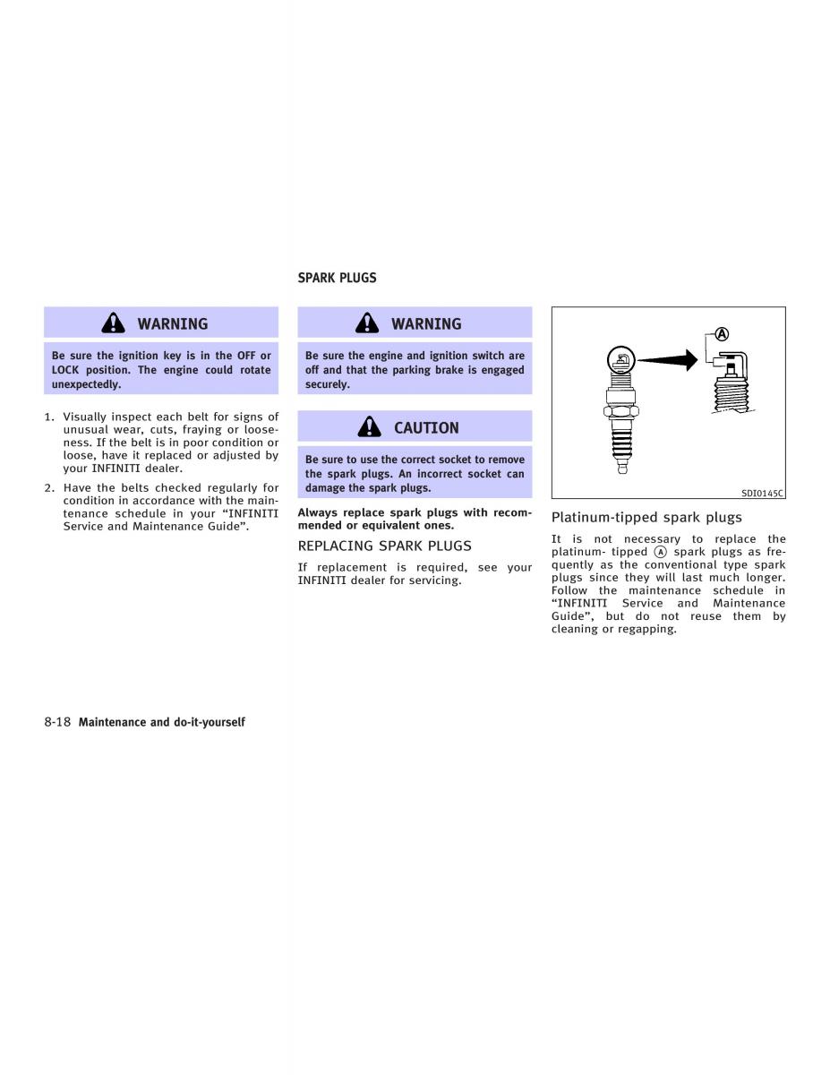 Infiniti Q45 III 3 owners manual / page 270