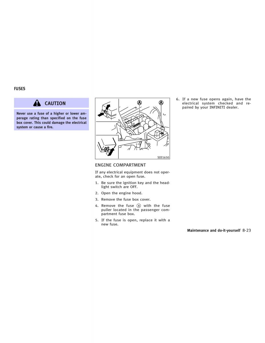 Infiniti Q45 III 3 owners manual / page 275