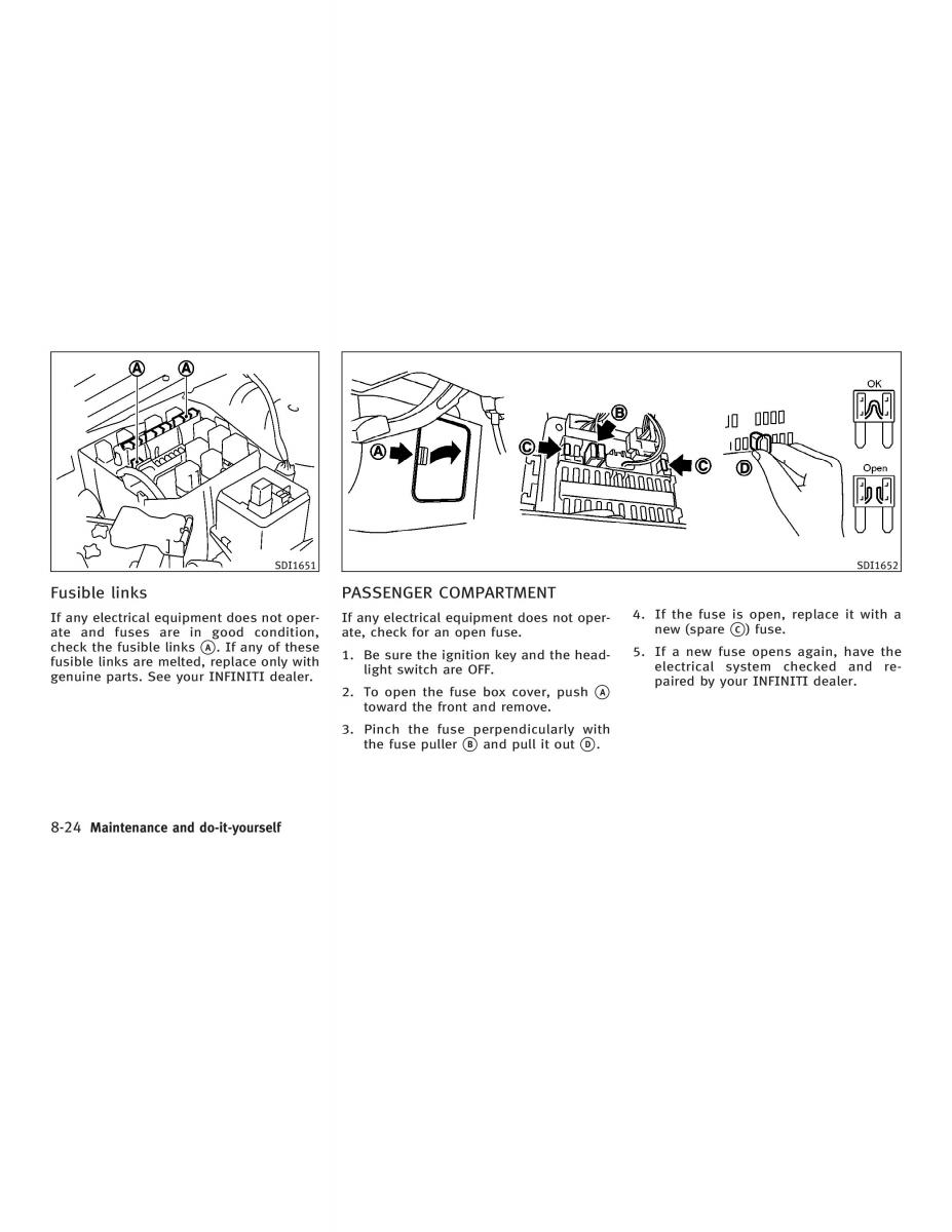 Infiniti Q45 III 3 owners manual / page 276