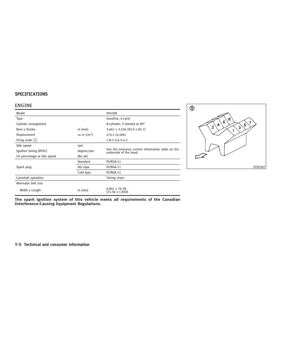 Infiniti Q45 III 3 owners manual / page 302