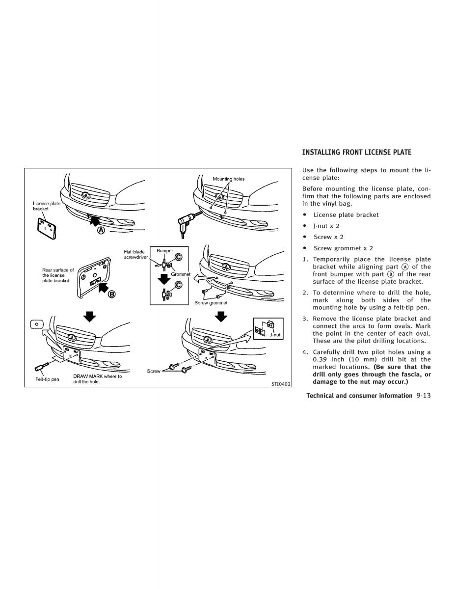 Infiniti Q45 III 3 owners manual / page 307