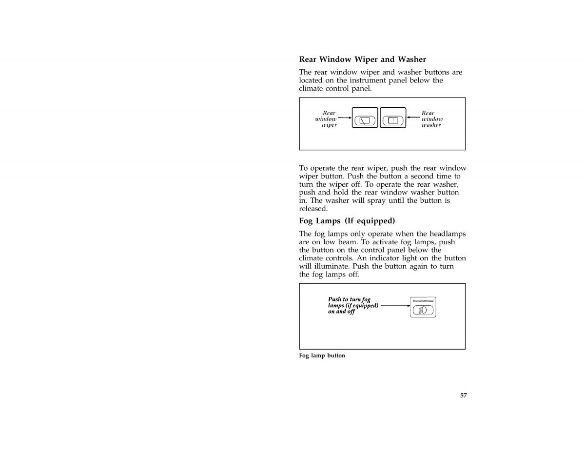 Ford Probe II 2 owners manual / page 60