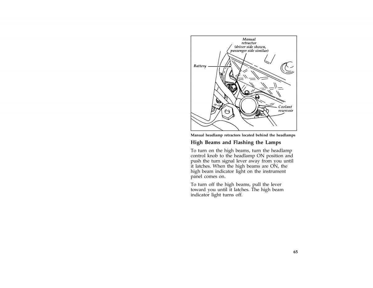 Ford Probe II 2 owners manual / page 68