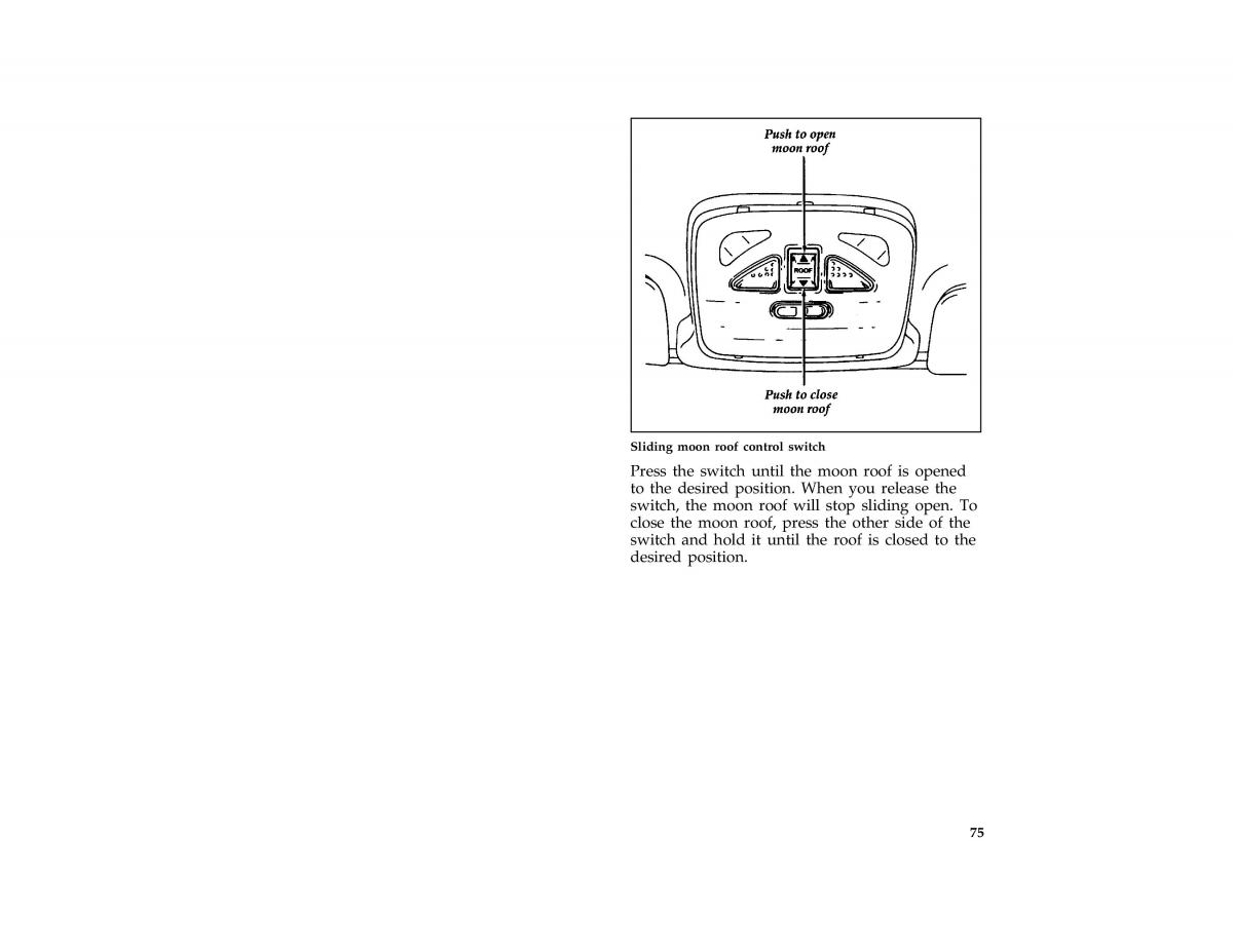 Ford Probe II 2 owners manual / page 78