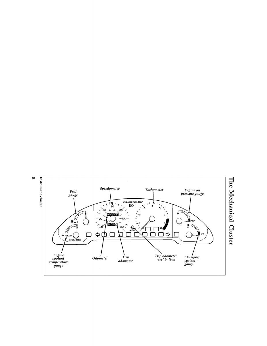 Ford Probe II 2 owners manual / page 12